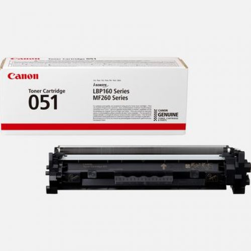 Canon 051 (Yield: 1,700 Pages) Black Toner Cartridge