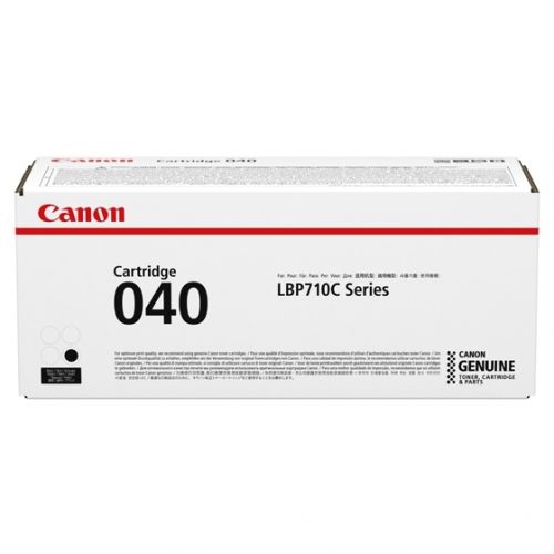 Canon 040 Black (Standard Yield 6,300 Pages) Toner Cartridge