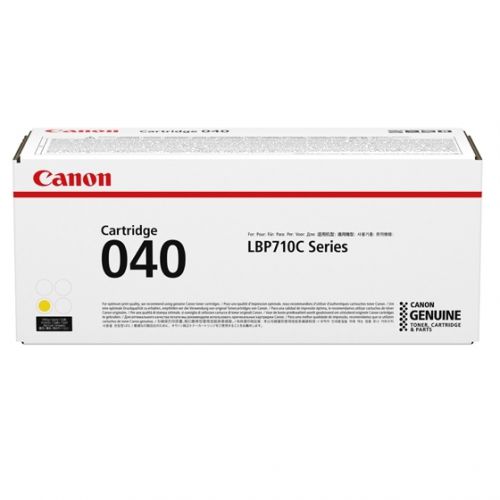 Canon 040 Yellow (Standard Yield 5,400 Pages) Toner Cartridge