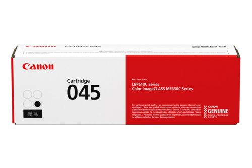Canon 045 Black (Yield 1,400 Pages) Toner Cartridge