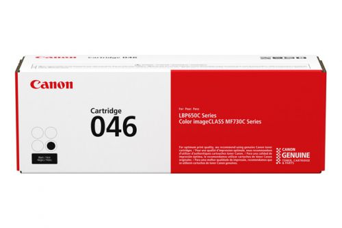 Canon 046 Black (Yield 2,200 Pages) Toner Cartridge