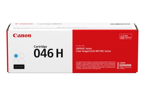 Canon 046H Cyan (Yield 5,000 Pages) High Capacity Toner Cartridge