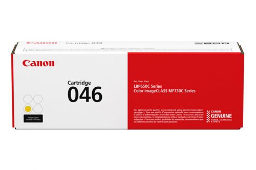 Canon 046 Yellow (Yield 2,300 Pages) Toner Cartridge