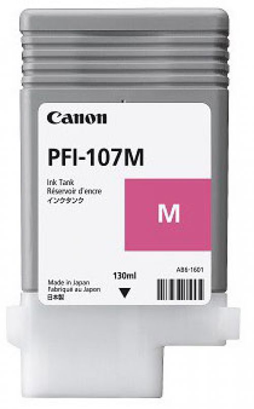 Canon PFI-107M (130ml) Magenta Ink Cartridge