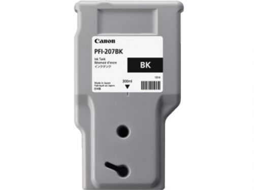 Canon PFI-207BK (300ml) Ink Tank (Black)