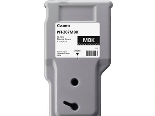 Canon PFI-207MBK (300ml) Ink Tank (Matte Black)