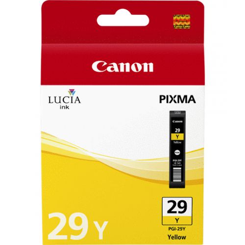 Canon PGI-29Y (1,420 Photos) Yellow Ink Cartridge