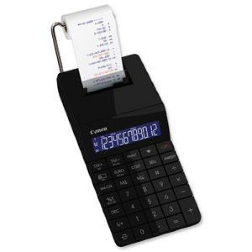 Canon X Mark-1 Calculator Printing Battery/Mains Powered Tax 12 Digit 2.3 Lines/Sec (Black)