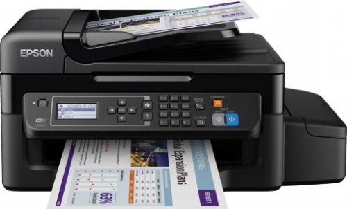 Epson EcoTank ET-4550 (A4) All-in-One Wireless Colour Inkjet Printer (Print/Copy/Scan/Fax) 5.6cm Mono LCD 33ppm (Mono) 15ppm (Colour)
