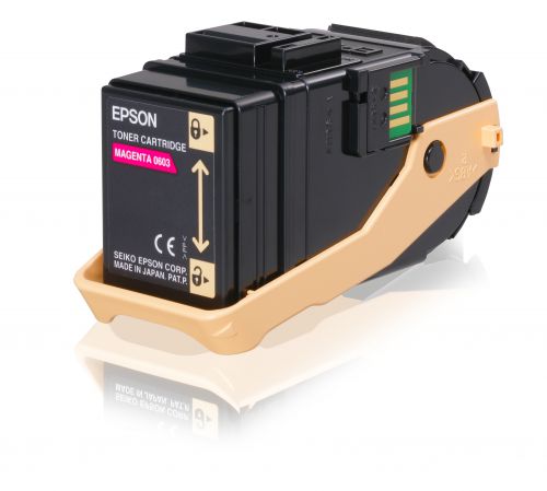 Epson 0603 High Capacity Toner Cartridge (Yield 7,500 Pages) Magenta for AcuLaser C9300N Series Colour Laser Printers