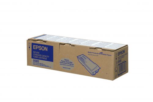 Epson S050585 (Yield: 3,000 Pages) Return Program Black Toner Cartridge