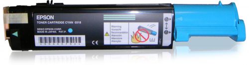 Epson Cyan Toner Cartridge (Yield 5,000 Pages) for Epson AcuLaser CX21 Series Multi Function Printer