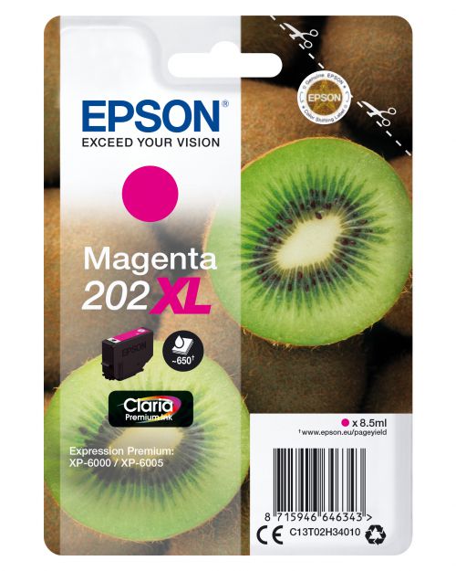 Epson Claria Premium 202XL (8.5ml) Magenta Ink Cartridge