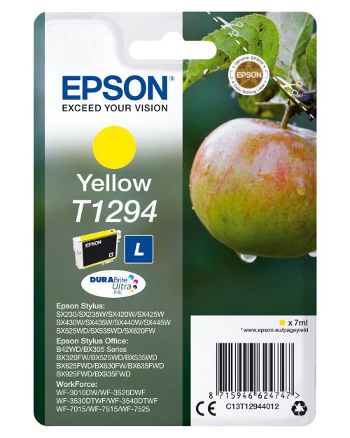 Epson Apple T1294 (7ml) Durabrite Ultra Ink Cartridge (Yellow)