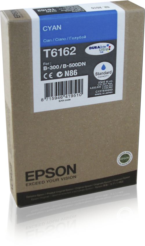 Epson T6162 Cyan Ink Cartridge for B-500DN