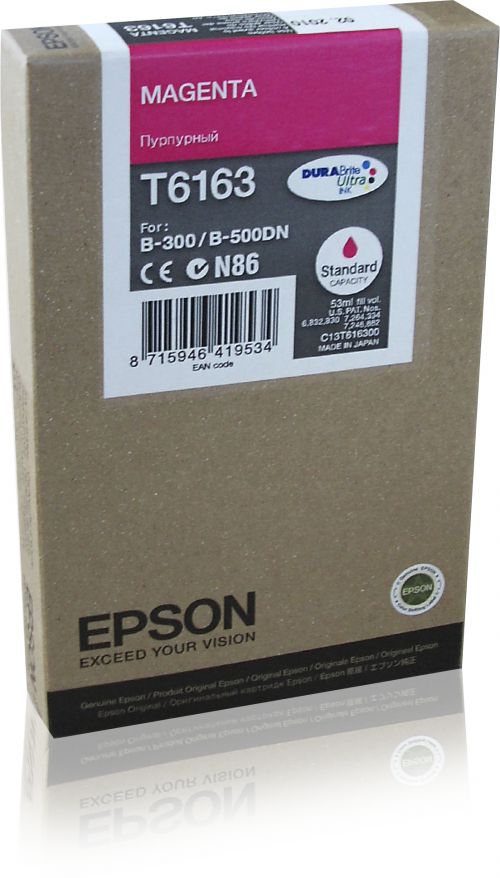 Epson T6163 Magenta Ink Cartridge for B-500DN
