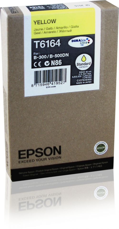 Epson T6164 Yellow Ink Cartridge for B-500DN