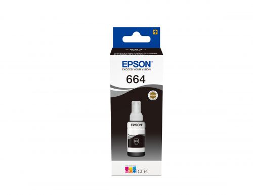 Epson T6641 (Yield: 4,000 Pages) Black Ink Bottle