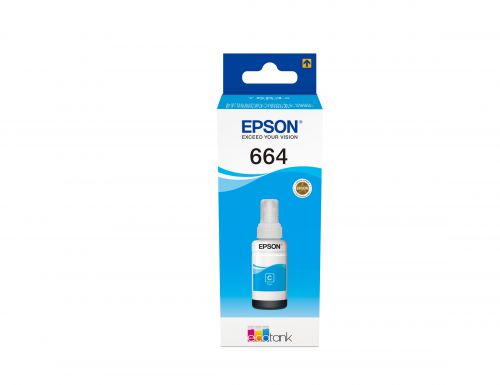 Epson T6642 (Yield: 6,500 Pages) Cyan Ink Bottle