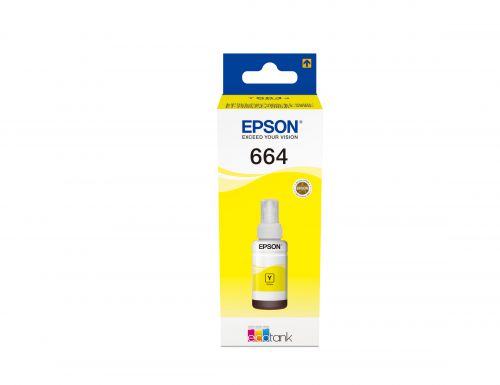 Epson T6644 (Yield: 6,500 Pages) Yellow Ink Bottle
