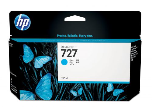 HP 727 (Volume: 130ml) Cyan Ink Cartridge