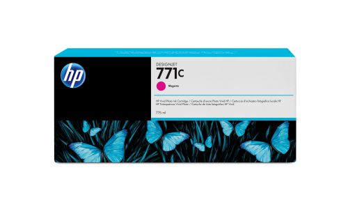 HP 771C (775ml) Magenta Ink Cartridge for Deisgnjet Z6200 1067mm/Z6200 1524mm Photo Printers