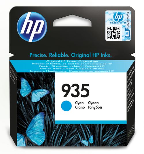 HP 935 (Yield 400 Pages) Cyan Original Ink Cartridge for Officejet Pro 6830 e-All-in-One Inkjet Printer