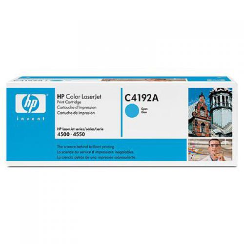 HP 640A Cyan Ultraprecise Toner Cartridge (Yield 6,000 Pages) for LaserJet 4500, 4550