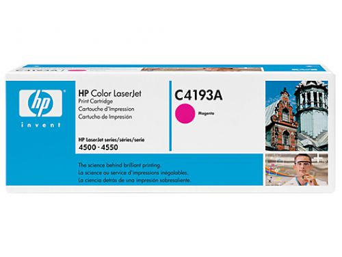 HP 640A Magenta Ultraprecise Toner Cartridge (Yield 6,000 Pages) for LaserJet 4500, 4550