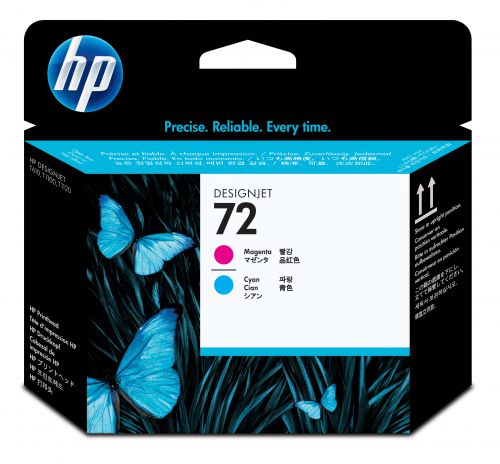 HP 72 Inkjet Printhead (Cyan/Magenta)