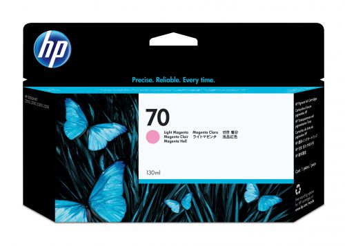 HP 70 Light Magenta Colour Ink Cartridge (130ml) with Vivera Ink
