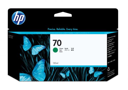 HP 70 Green Colour Ink Cartridge (130ml) with Vivera Ink