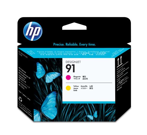 HP No 91 Magenta and Yellow Printhead