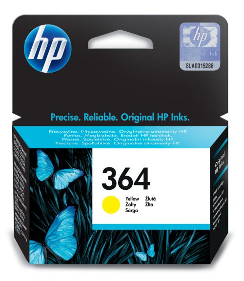 HP 364 YELLOW INKJET HP 364 YELLOW INKJET PRINT CARTRIDGE