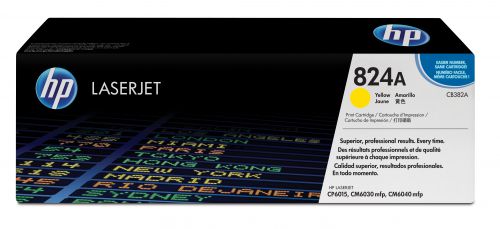 HP 824A (Yield: 21,000 Pages) Yellow Toner Cartridge