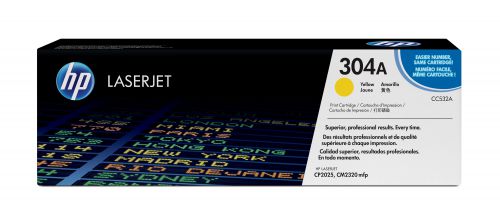 HP 304A (Yield: 2,800 Pages) Yellow Toner Cartridge