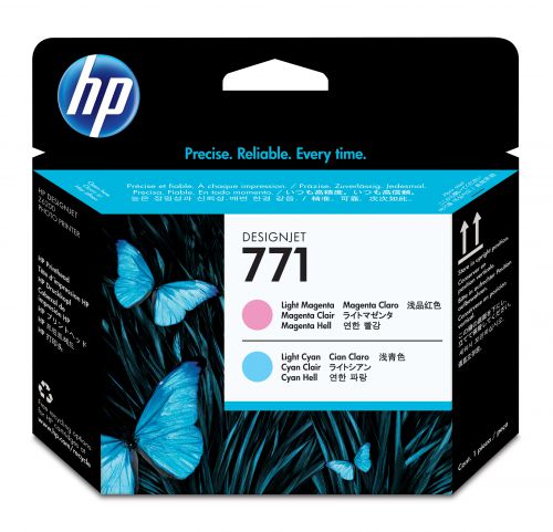 HP 771 Light Magenta and Light Cyan Printhead for DesignJet Printers