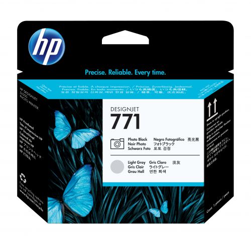 HP 771 Photo Black and Light Grey Printhead for DesignJet Printers