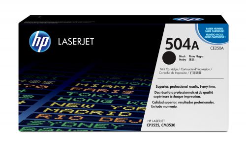HP 504A (Yield: 5,000 Pages) Black Toner Cartridge