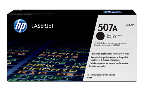 HP 507A (Yield: 5,500 Pages) Black Toner Cartridge