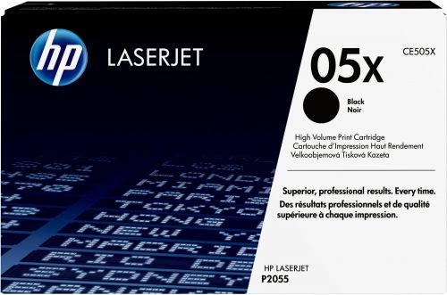 HP 05X (Yield: 6,500 Pages) High Yield Black Toner Cartridge