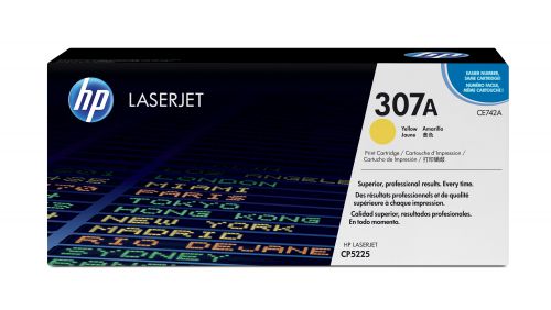 HP 307A (Yield: 7,300 Pages) Yellow Toner Cartridge