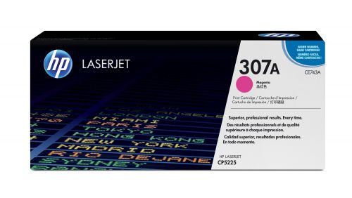 HP 307A (Yield: 7,300 Pages) Magenta Toner Cartridge