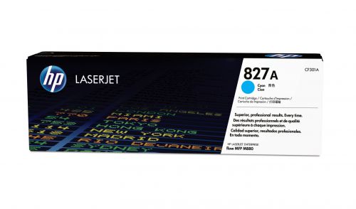 HP 827A (Yield 32000 Pages) Cyan Toner Cartridge