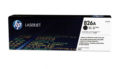 HP 826A (Yield 29000 Pages) Black Original LaserJet Toner Cartridge for Color LaserJet CP6015n Printer
