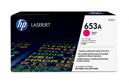 HP 653A (Yield 16500 Pages) Magenta Original LaserJet Toner Cartridge for LaserJet Enterprise M680z/M680dn/M680f Laser Printers