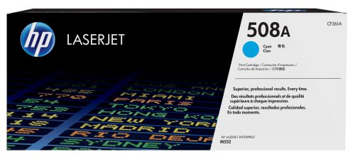 HP 508A (Yield: 5,000 Pages) Cyan Toner Cartridge