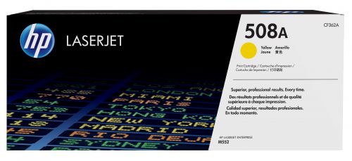 HP 508A (Yield: 5,000 Pages) Yellow Toner Cartridge