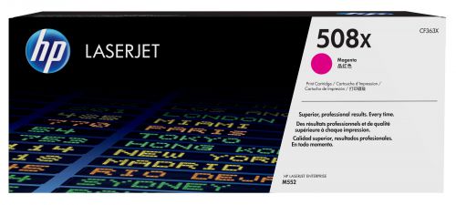 HP 508X (Yield: 9,500 Pages) High Yield Magenta Toner Cartridge