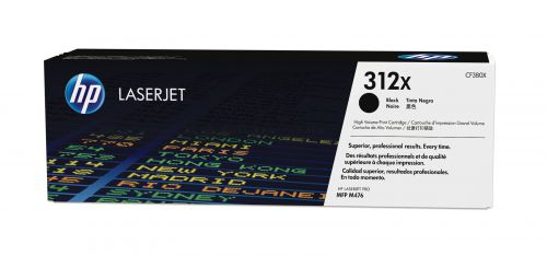 HP 312X (Yield: 4,400 Pages) High Yield Black Toner Cartridge